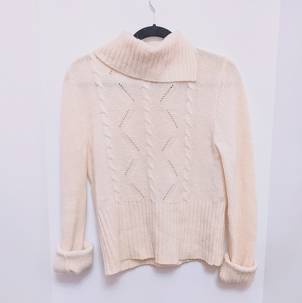 HALOGEN Lambswool Cowl Sweater